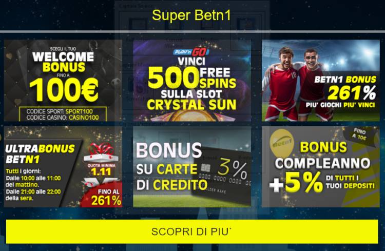 betn1 italia adm (aams) bonus scommesse