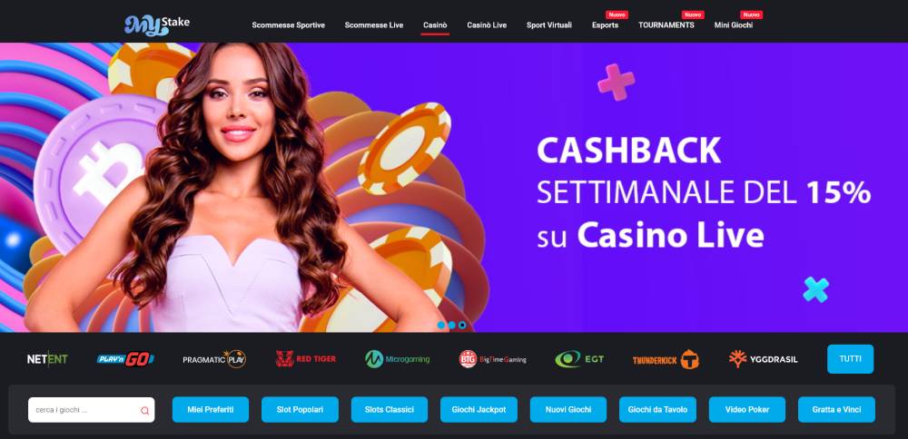 MyStake Casino online Italia