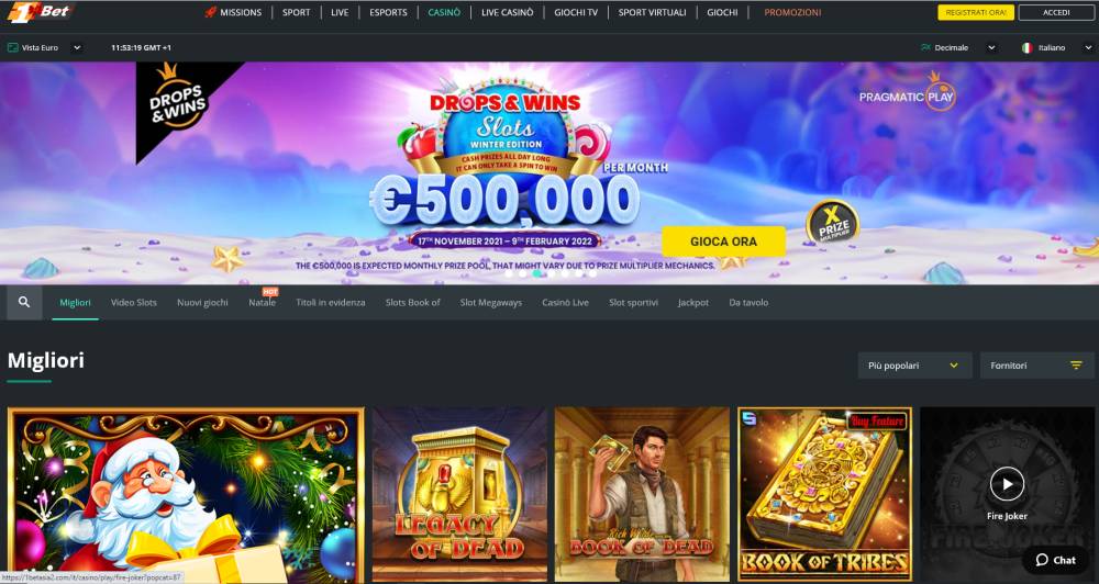 1bet casino - il migliore casinò online in Italia