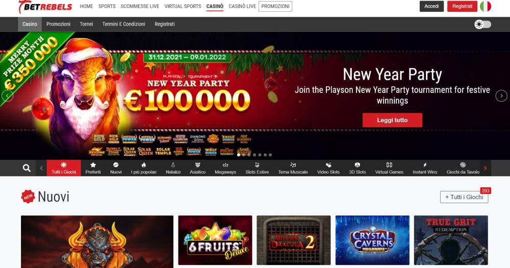 betrebels casino - il migliore casinò online in Italia