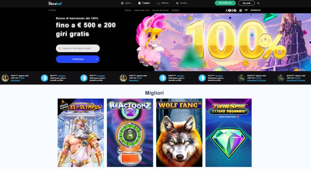 librabet casino - il migliore casinò online in Italia