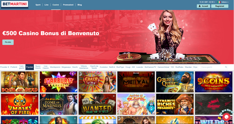 betmartini casino online italia